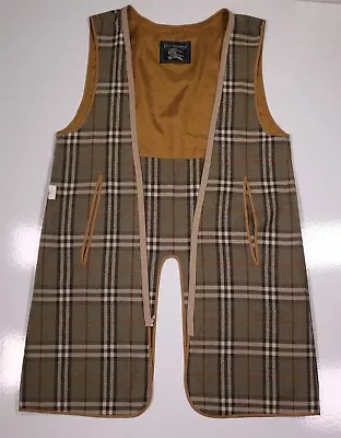 Burberrys Vintage Plaid Novacheck Wool Overcoat Trench Coat Liner Men's Medium • $59