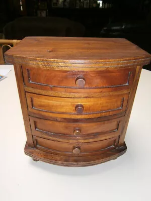 10  H X 9  W X 7  D ANTIQUE STYLE WOODEN MINI CHEST DRAWERS FOR DOLL ACCESSORIES • $95
