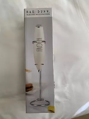 Rae Dunn  FROTH  - Electric Milk Frother With Standing Base. NIB • $13.99