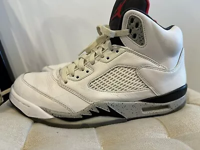 Size 11 - Jordan 5 Retro White Cement 2017 • $50