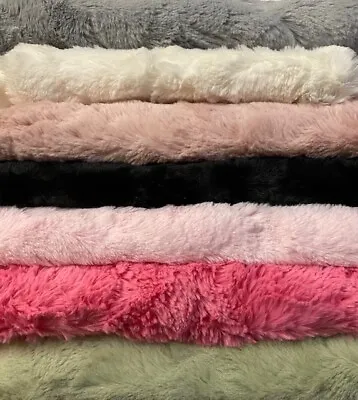 Textured Faux Fur Minky Fabric 62  Wide • $19.99