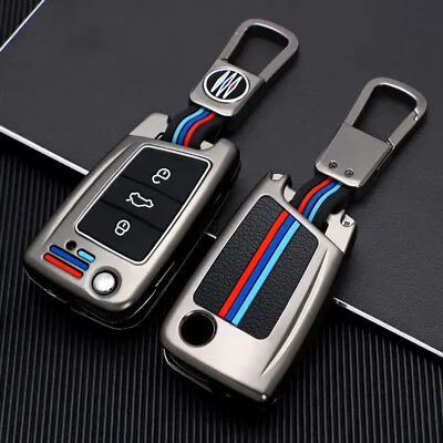 $16.47 • Buy Key Case Shell Bag Holder Protector Cover For VW Tiguan Kodiaq Passat Polo Golf
