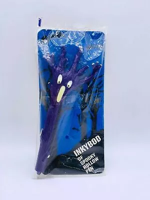 Vintage AVON Inkybod Of Spooky Hollow Novelty Halloween Pen Purple Tree NIP Glow • $18