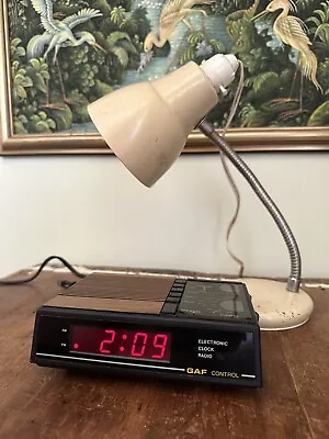 Vintage Clock Radio And Desk Lamp • $50