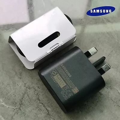 25W Super Fast Charger Adapter Plug & Cable For Samsung Galaxy S23 S22 S21 S20 • £2.99
