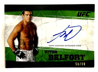 2010 Topps UFC Vitor Belfort Auto Green SP /88 • $49.99