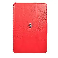 Ferrari Grain Leather Folio Case For Mini Ipad RED • $39.95