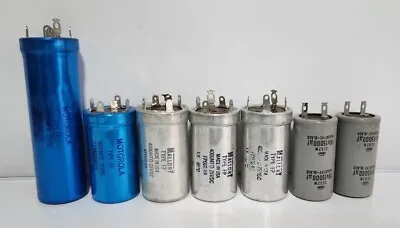[Lot Of 7] Vintage Can Electrolytic Capacitors - Various Make/Models • $19.99