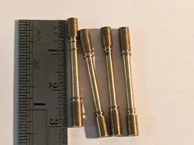 Ship Model Fittings Parts 4 Brass Pillars Columns Hull Decor 30mm X 3mm • $6.50