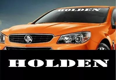 HOLDEN Sticker Big 1000mm Long Windshield Decal Window Banner Windscreen LARGE • $19.50