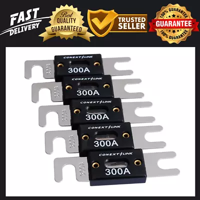 5 Pack Of 300 Amp ANL Fuse Nickel Plated Blade Free Fast Shipping • $11.50