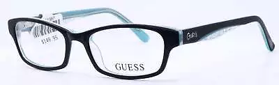 Guess GU9091 BLK Black Girls Kids Rectangle Full Rim Eyeglasses 47-16-130 B:27 • $24.99