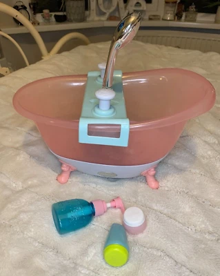 £14.99 • Buy Zapf Baby Born Interactive Bubble Bath Shower Light Up Sound Bath Tub