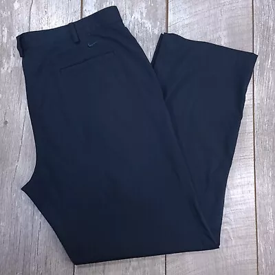 Nike Golf Pants Mens 38x32 Blue Dri Fit Woven Standard Performance Stretch • $21.88
