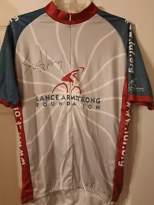 Nwt Lance Armstrong Foundation  Signed Cycling Jersey  Psa Dna Laf • £665.08