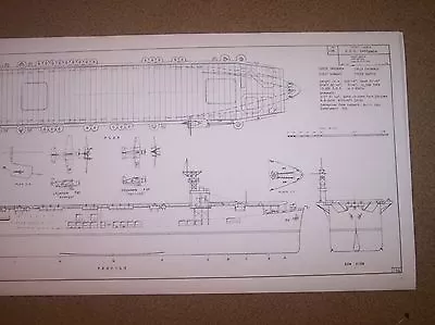 USS SANGAMON CVE 26 Ship Boat Model Plan • $18.98