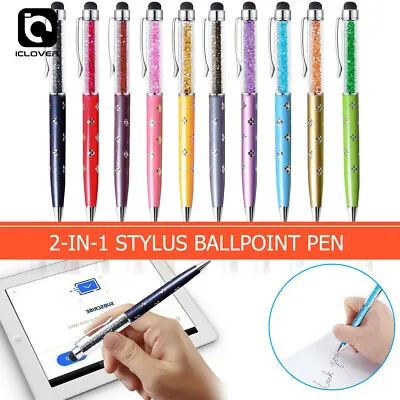 12x 2in1 Touch Screen Pen Stylus Universal For IPhone IPad Samsung Tablet Phone • $10.99