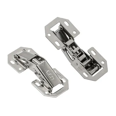 2x 90 Degree Easy Mount Concealed Kitchen Cabinet / Cupboard Sprung Door Hinges • £1.59