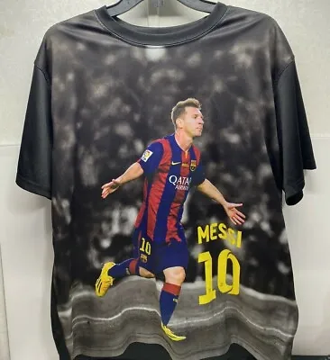 $11.99 • Buy Lionel Messi FC Barcelona Mens S/S Graphic T-Shirt XL100% Polyester FCB #10