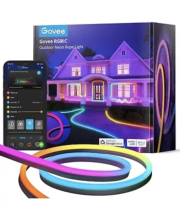 Govee RGBIC Outdoor Neon Rope Lights H61A8 - Waterproof 32.8ft • $100