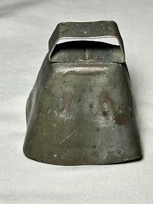 Antique New England Metal Cow Bell~3-1/8”Tall X 2-3/4” Wide~Loud Ring~Farm Decor • $10.95