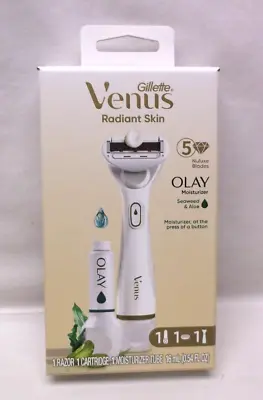 Gillette Venus Radiant Skin Womans Razor With Olay Moisturizer NIB • $19.99