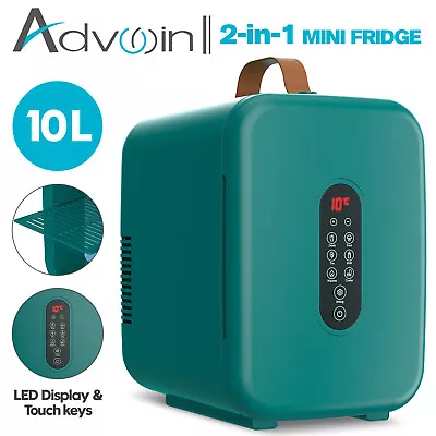 $99.90 • Buy Advwin Mini Fridge 10L Portable Camping Refrigerator Small Drinks Cooler