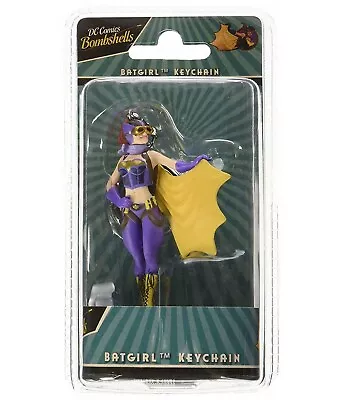 Dc Comics Bombshells Jla Batman Batgirl  Keyring Key Holder Keychain ~brand New~ • $6.49