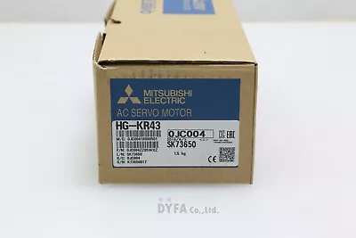 MITSUBISHI J4 Series NIB HG-KR43 400W AC SERVO MOTOR MOT-I-3464=8B12 • $239.92