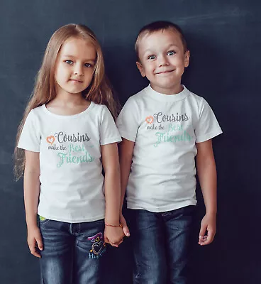 Cousins Make The Best Friends Cute Childrens Tshirt Or Body Suit Baby/toddler • £9.80