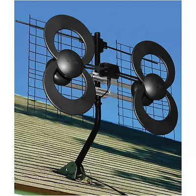 4V Indoor Outdoor TV Antenna Multi-Directional 70+ Mile Range Mast • $147.29