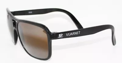 Vuarnet 003 Black Sunglasses Rare Pouilloux 4003 Vintage Mineral Lenses Skilynx • $199