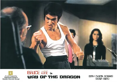 Bruce Lee Way Of The Dragon  Re-Print Lobby Card  Photo W/ Free Top Loader • $25.69