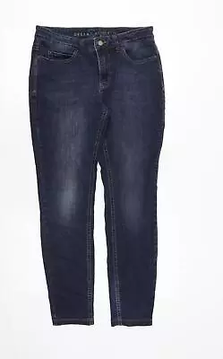 Dream Jeans By Mac Womens Blue Cotton Skinny Jeans Size 30 In Regular Zip • £7.50