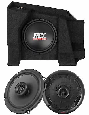 10  Sub+Amp+Front Speakers For 07-15 Chevy Silverado/Sierra 1500/2500 Double Cab • $679.90