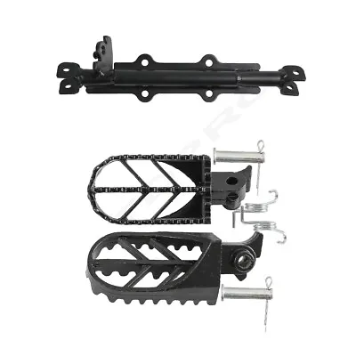 Foot Pegs Rest W/ Stand Mount Pit Dirt Bike CRF50 PW80 PW50 CRF110 125CC 150CC • $70.87