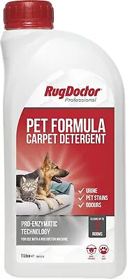 Rug Doctor Pet Safe Formula Carpet Upholstery Detergent Cleaner Shampoo 1Litre • £14.55