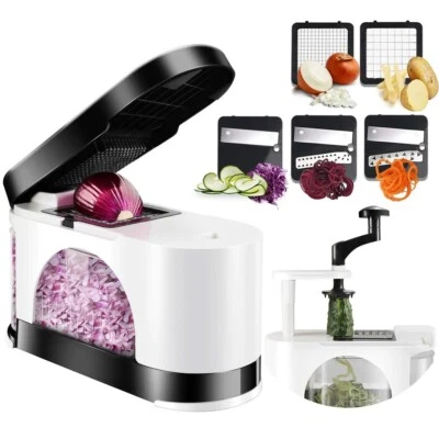 £19.99 • Buy Vegetable Chopper Salad Fruit Mandolin Slicer Food Dicer Cutter Peeler