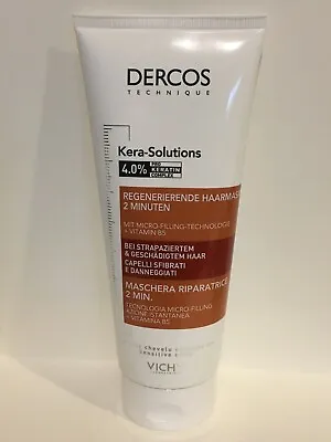 Vichy Dercos Kera Solutions Conditioning Mask 200ML New • $24.99
