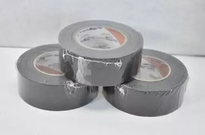 Lot Of 3 Shurtape Black Masking Duct Tape 2  Adhesives All Purpose Roll • $34.99