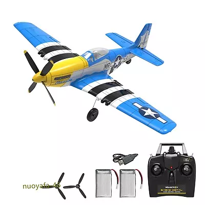 Volantex P51 2.4G 4CH Fighter RC Plane Wingspan 400mm 6Axis Glider Aerobatic Toy • $97.85