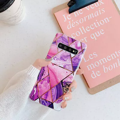 Marble Case For Samsung S22 S21 S20FE Note 10 A32 A52 A33 A72 A52 5G Phone Cover • $14.99