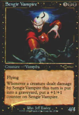 [1x] Sengir Vampire - Foil - Slight Play English - Beatdown MTG Magic • $1.78