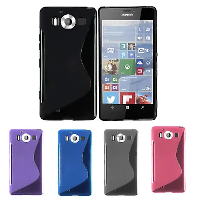 Case For Microsoft Lumia 950 640 XL 550 535 540 Silicone Shockproof Phone Cover • £2.99