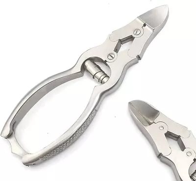 Cantilever Toe Nail Clipper Cutter 15.5cm Heavy Duty Double Action Ingrown Niper • $12.50