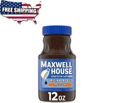 (2 Pack) Maxwell House The Original Roast Instant Coffee 12 Oz Jar.... • $23.49