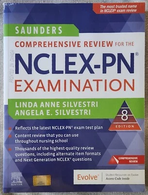 $45 • Buy Saunders Comprehensive Review For The NCLEX-PN® Examination 8th Edition