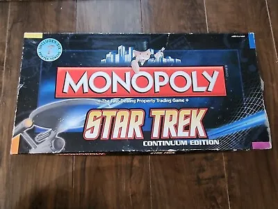 Star Trek Continuum Edition Monopoly Family Board Game Parker Brothers 2009 • $36.99