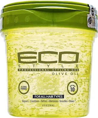 Ecostyle Olive Oil Styling Gel Green All Day Hold 236 Ml  • £5.96