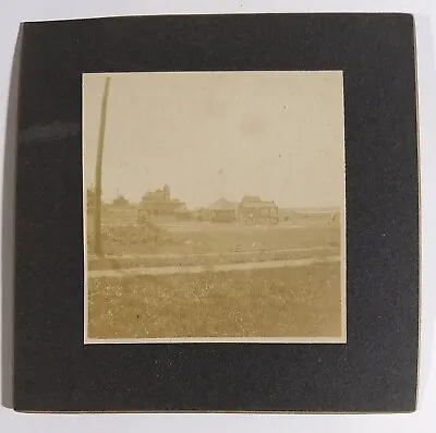 Gazebo Homes Oak Bluffs Martha's Vineyard MA 1909 Mounted Photo Card Vtg Antique • £54.99